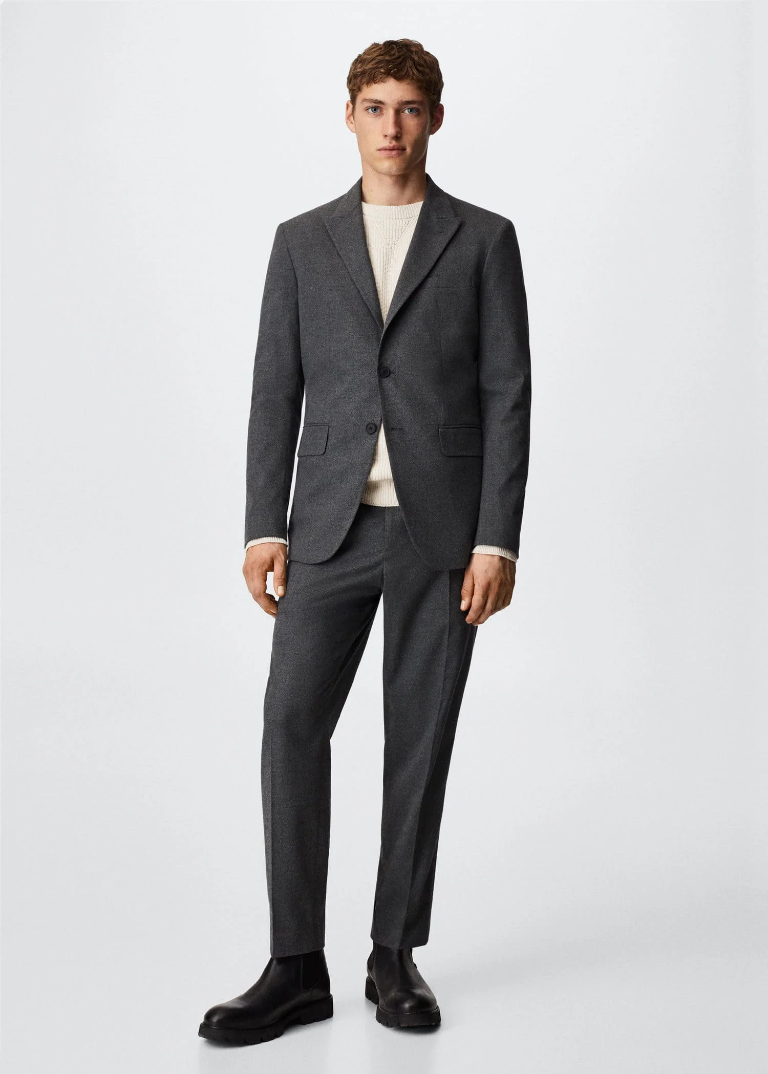 MANGO Áo Vest Nam Paris