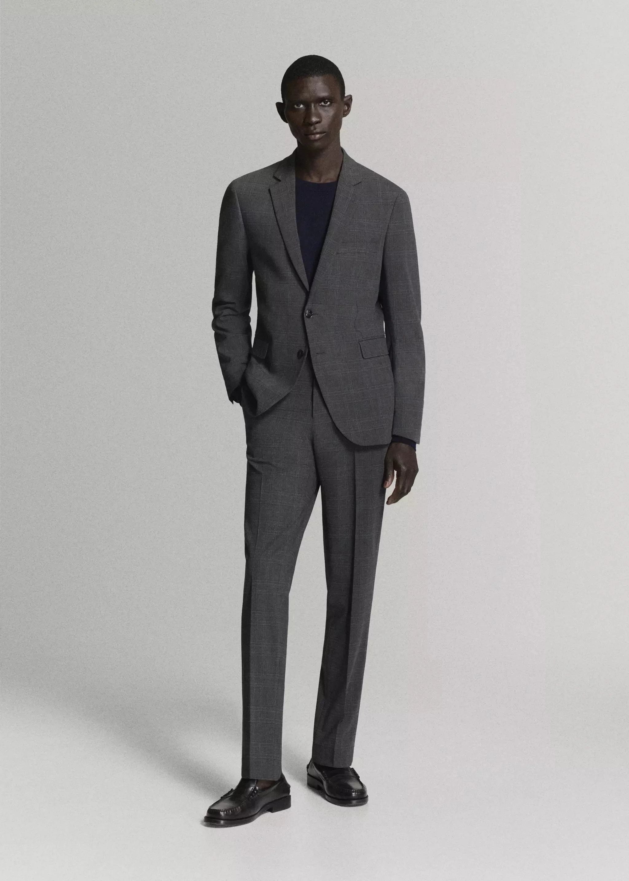 MANGO Áo Blazer Nam Paris