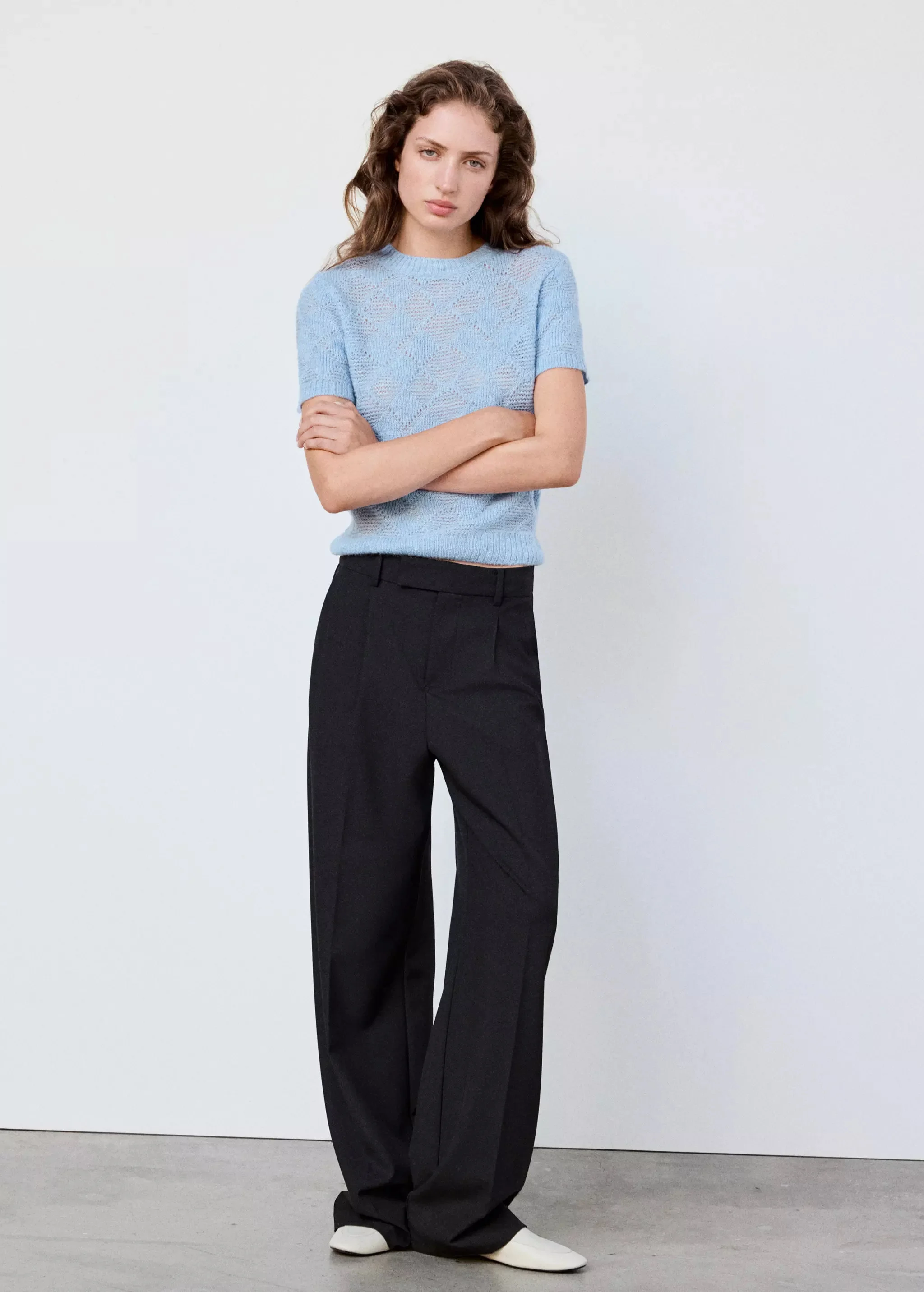 MANGO Áo Len Nữ Louise
