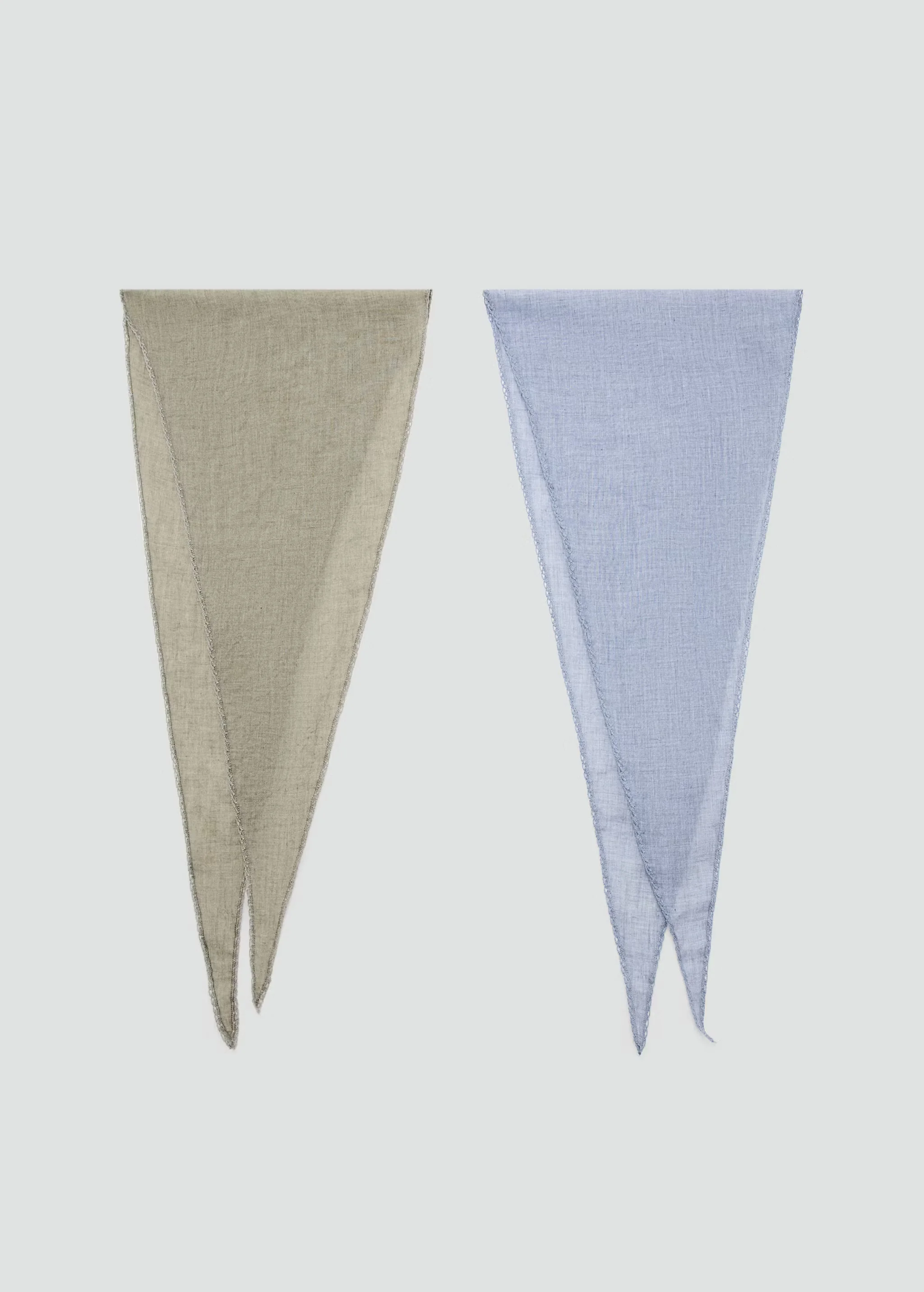 MANGO Set 2 Khăn Nữ Rombo