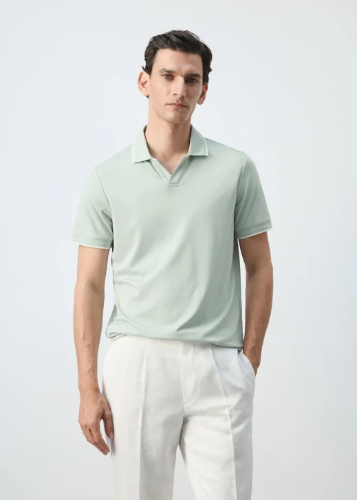 MANGO Áo Polo Nam Carlev