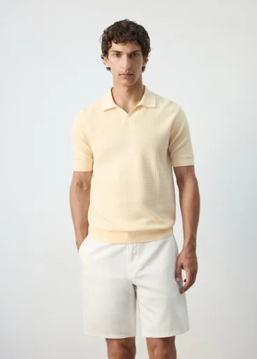 MANGO Áo Polo Nam Fluid
