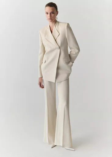 MANGO Áo Blazer Nữ Newyork