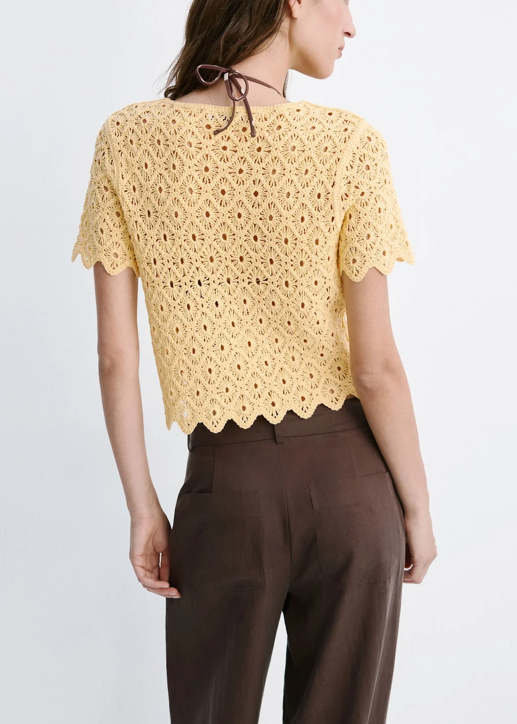 MANGO Áo Khoác Len Nữ Sitin