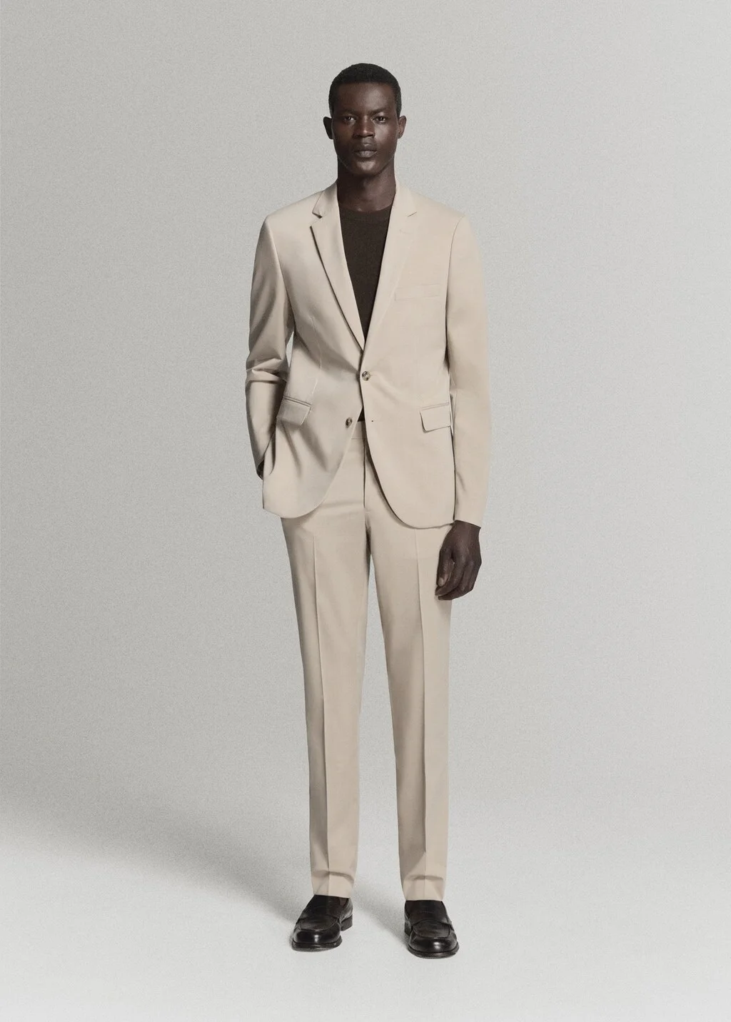 MANGO Áo Blazer Nam Paris