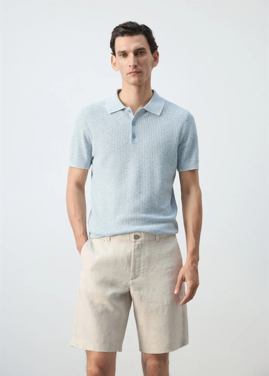 MANGO Áo Polo Nam Flew