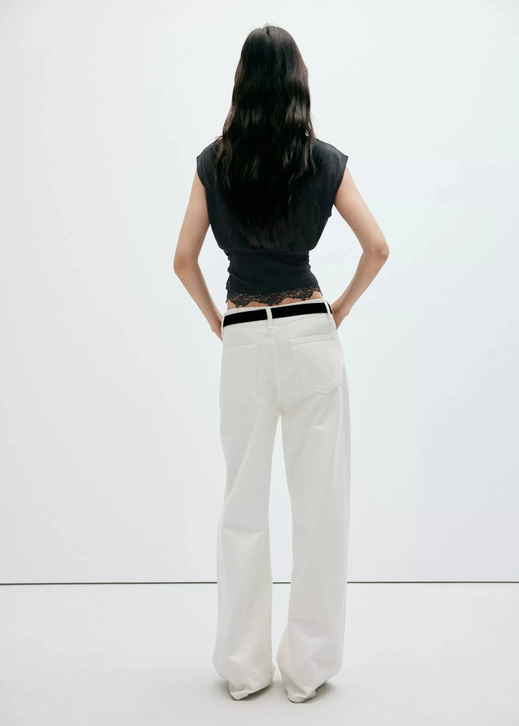 MANGO Áo Thun Nữ Lacy