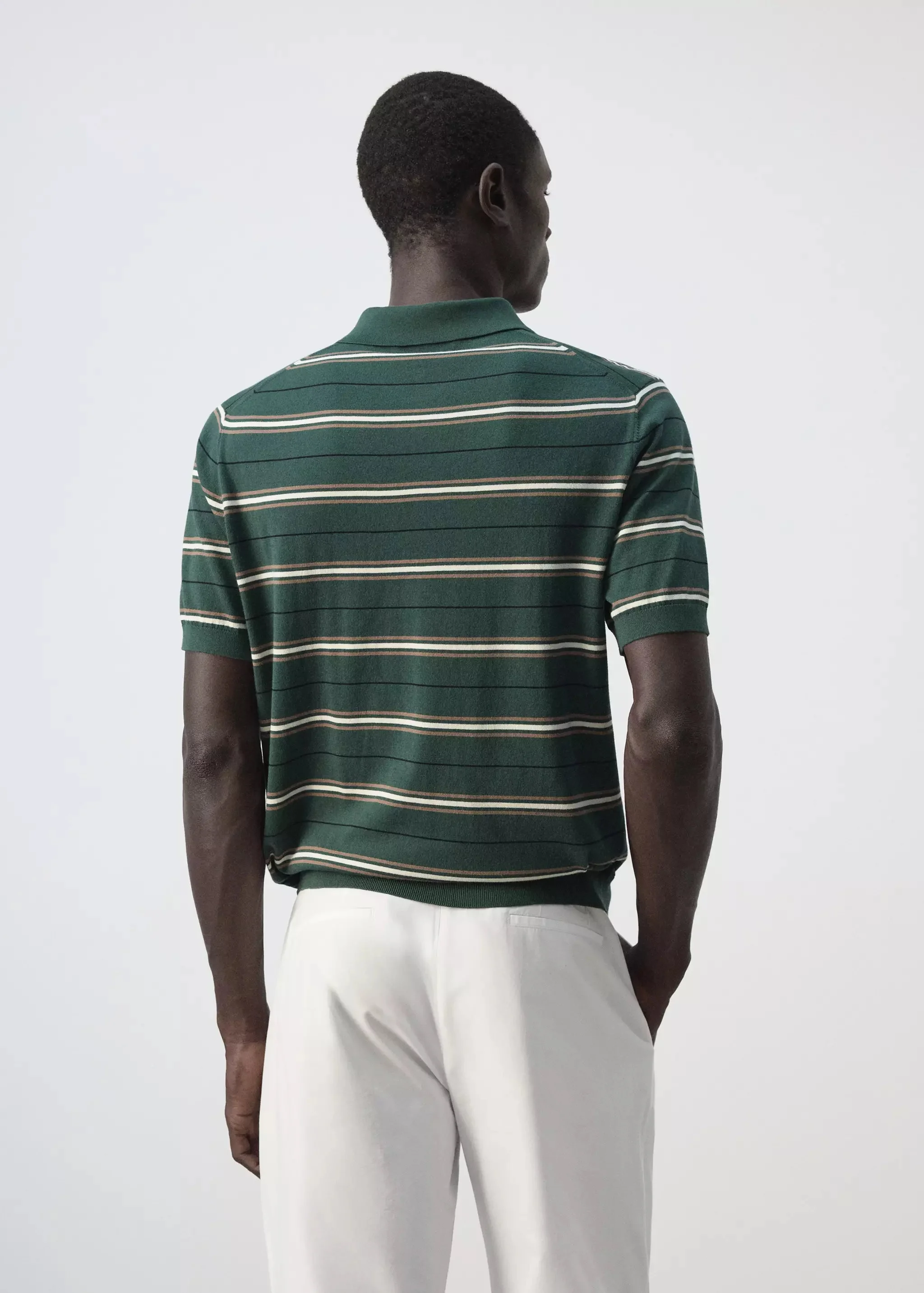 MANGO Áo Polo Nam Pop
