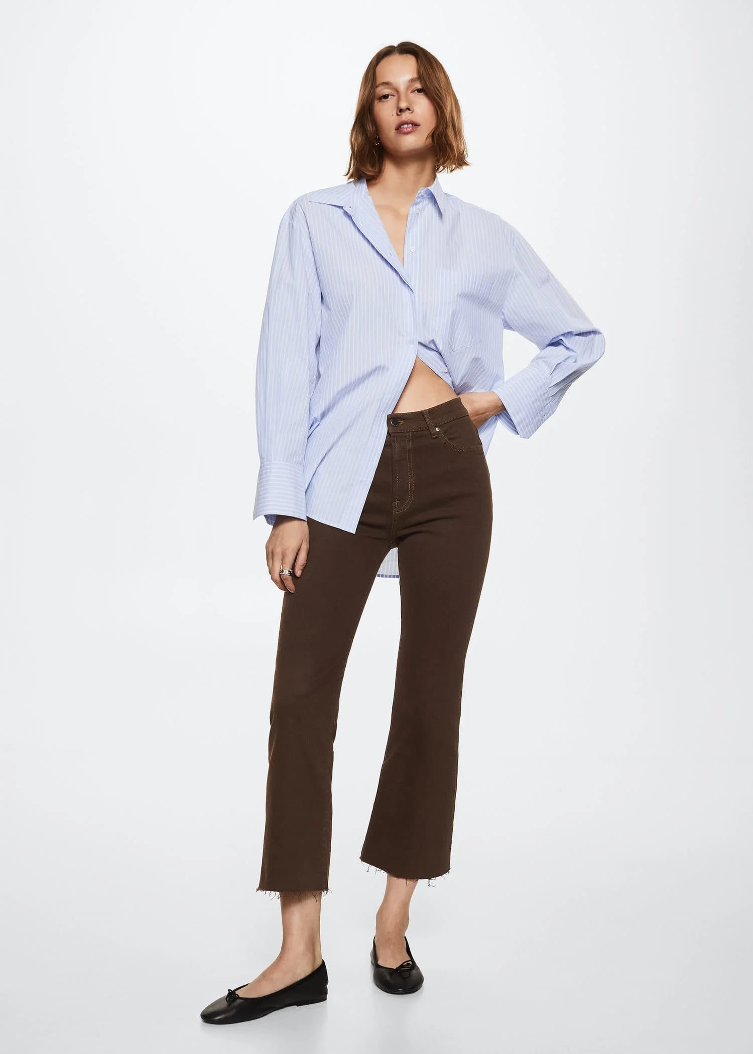 MANGO Quần Jeans Nữ Sienna