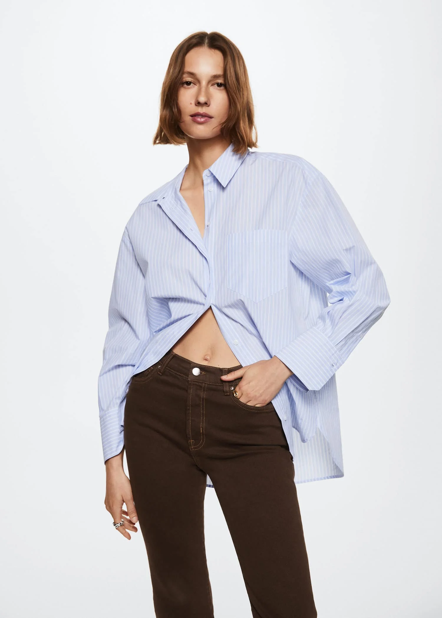 MANGO Quần Jeans Nữ Sienna