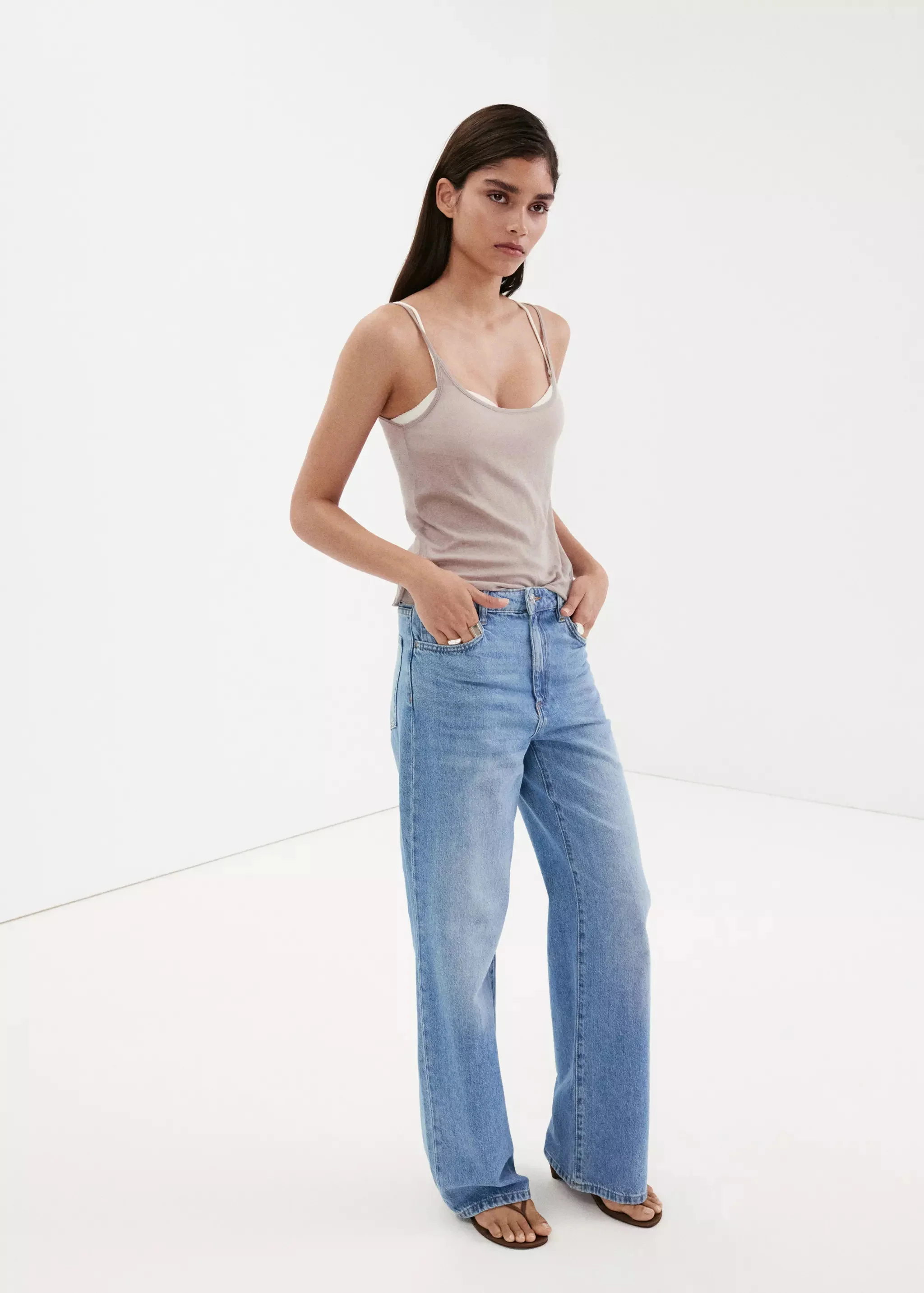 MANGO Quần Jeans Nữ Danila