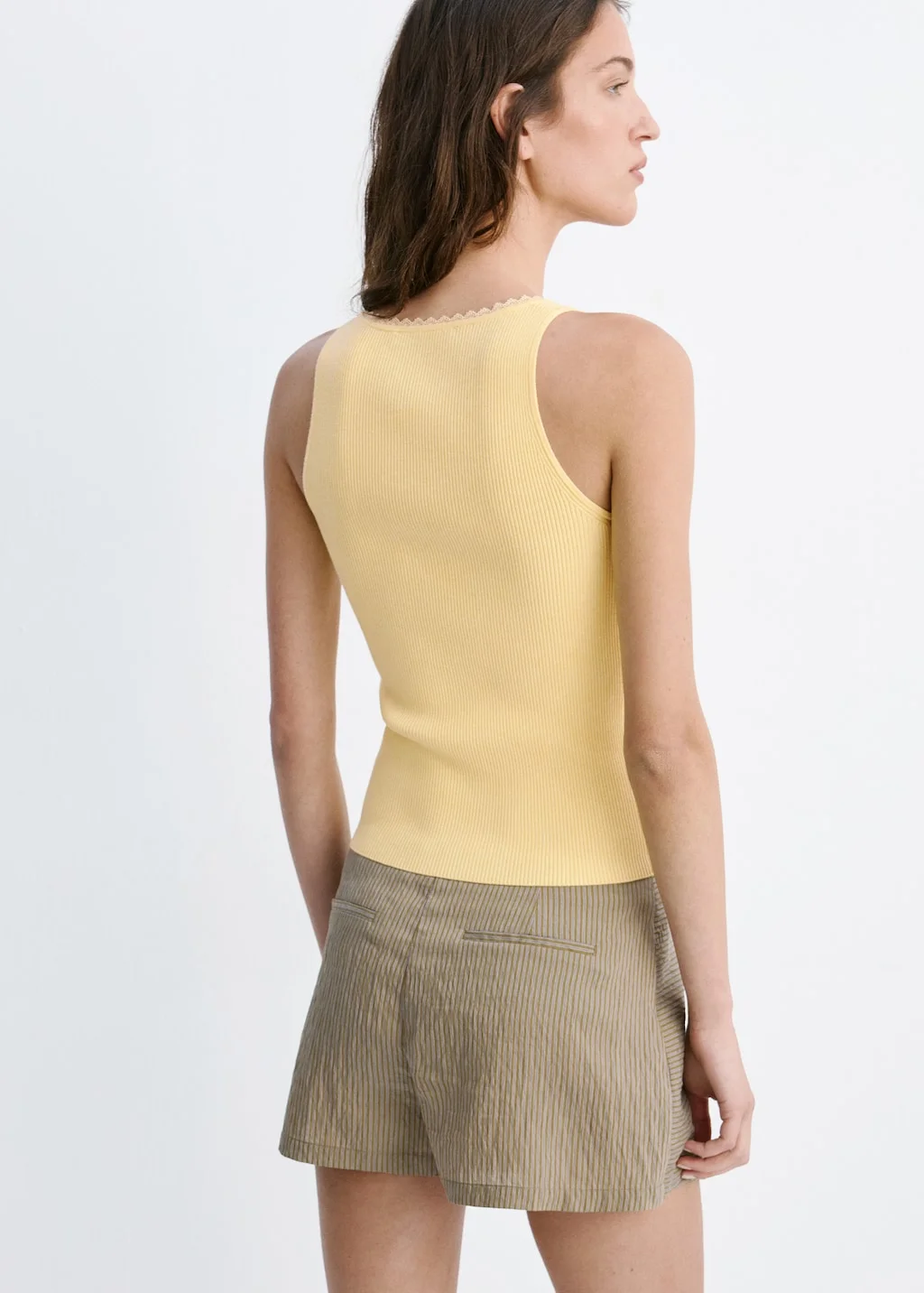 MANGO Áo Kiểu Cộc Tay Nữ Asad