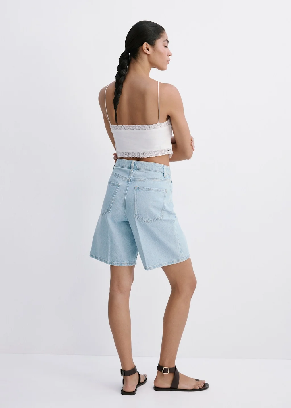 MANGO Quần Ngắn Nữ Camilla