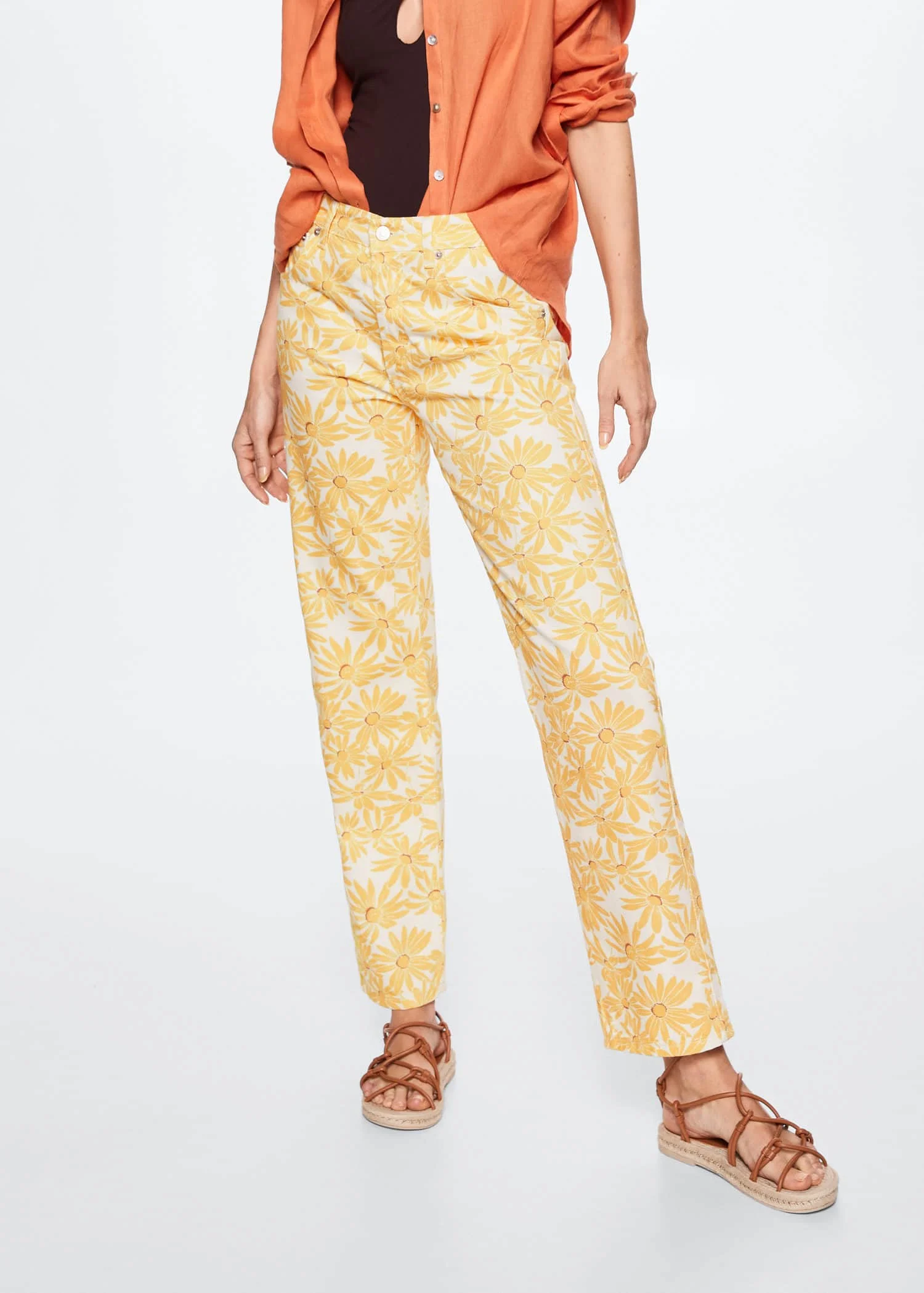 MANGO Quần Jeans Nữ Tahiti