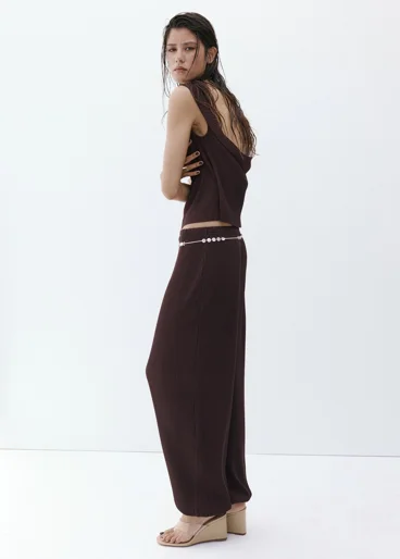MANGO Quần Dài Nữ Gemma