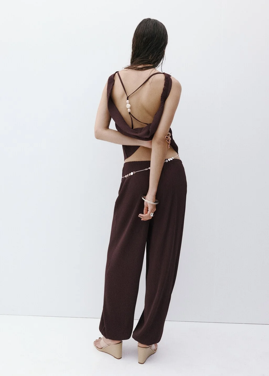 MANGO Quần Dài Nữ Gemma