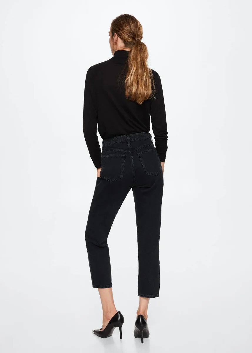 MANGO Quần Jeans Nữ Mom2000