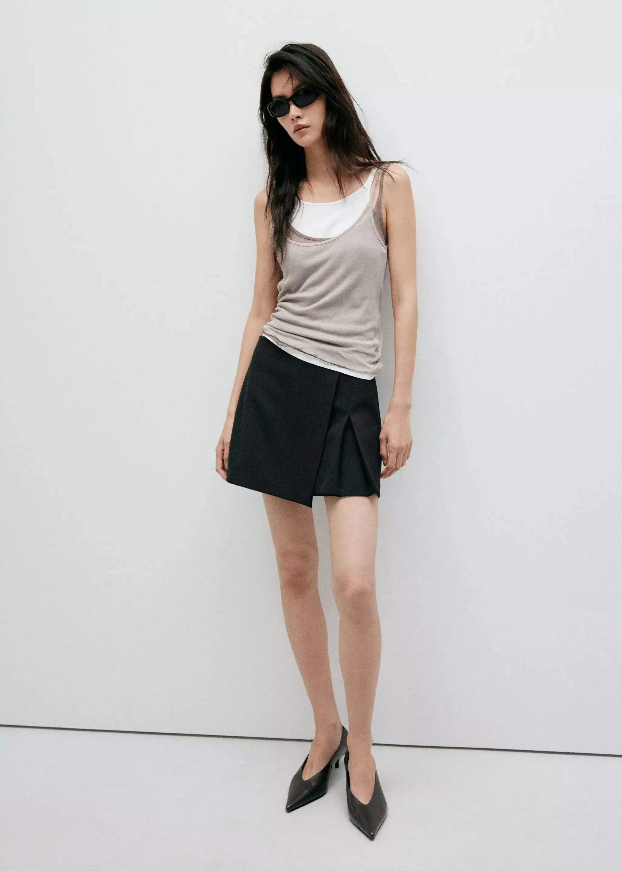 MANGO Chân Váy Nữ Grunge2