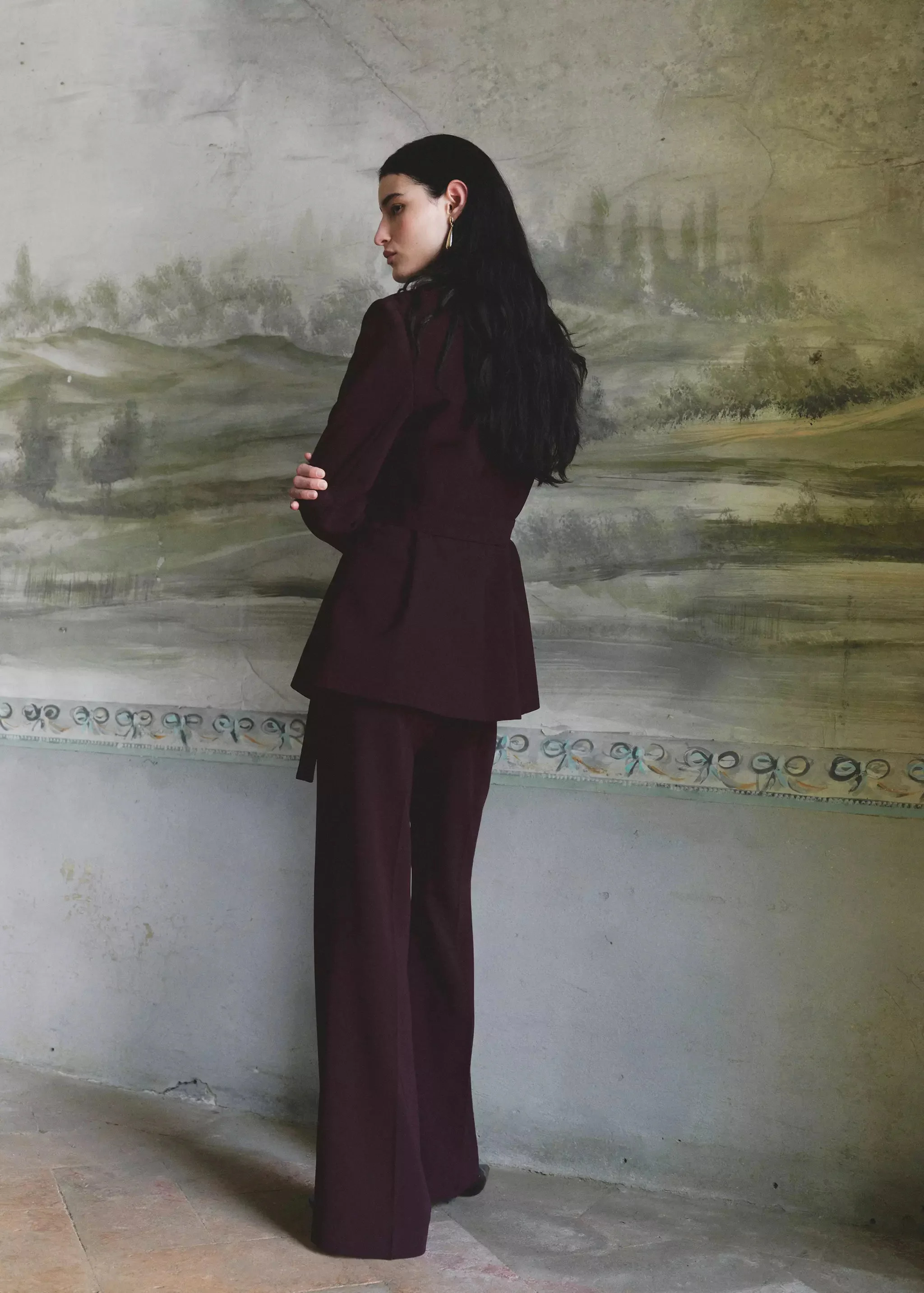 MANGO Áo Blazer Nữ Iguana