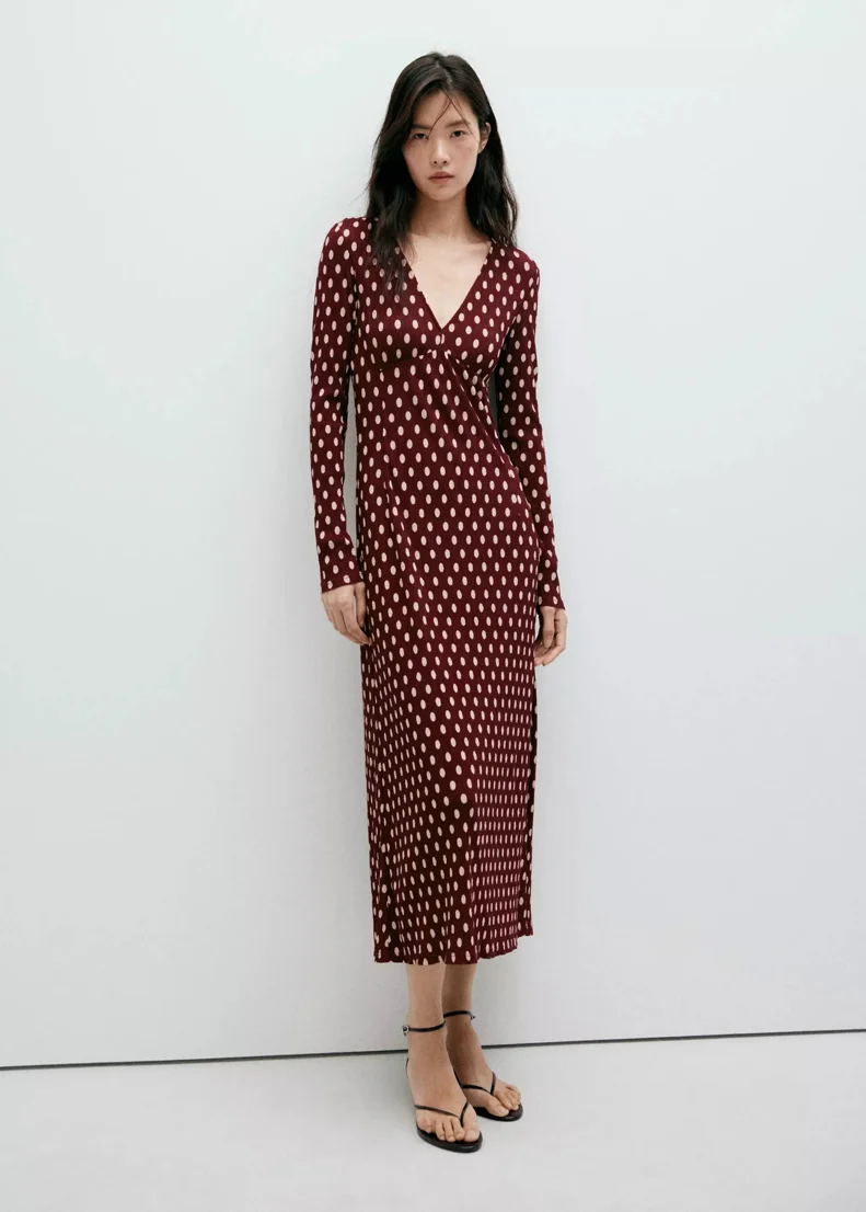 MANGO Đầm Nữ Pomelp