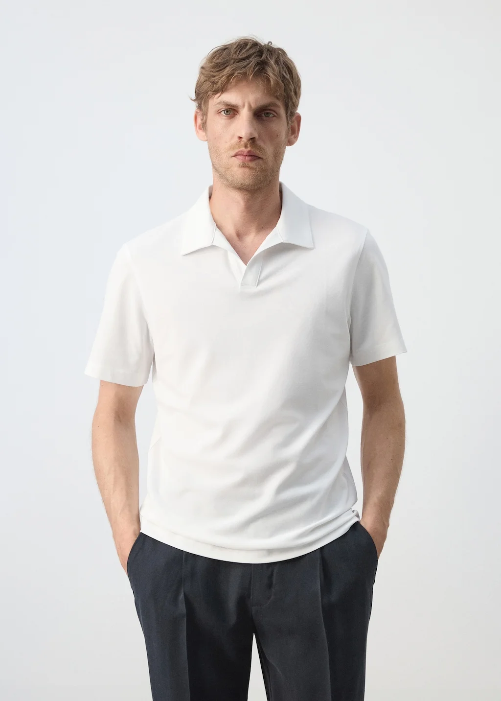 MANGO Áo Polo Nam Taga