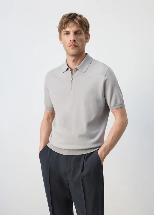 MANGO Áo Polo Nam Bril