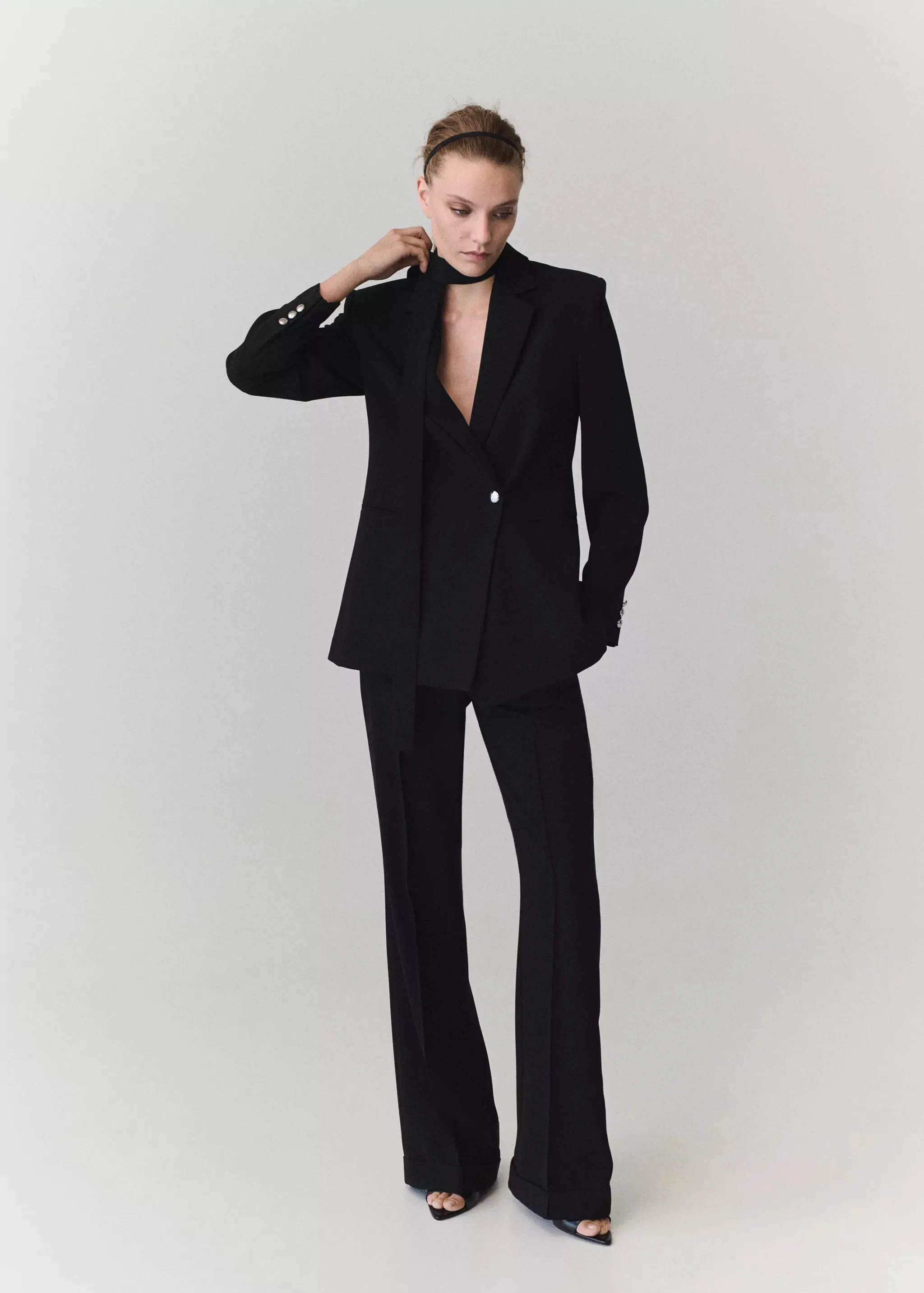 MANGO Áo Blazer Nữ Igu