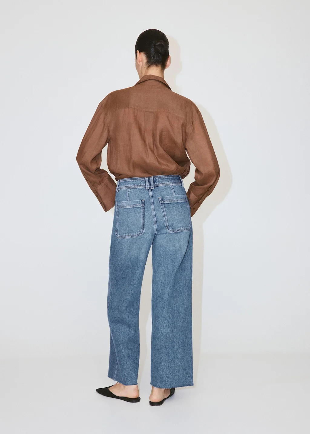 MANGO Quần Jeans Nữ Catherin