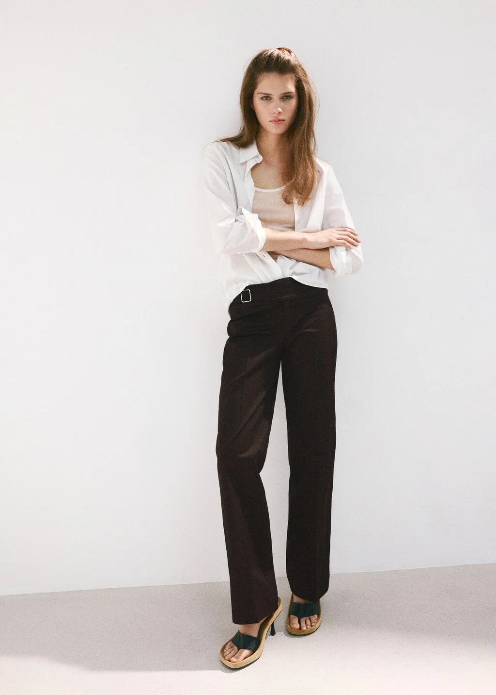 MANGO Quần Dài Nữ Lola