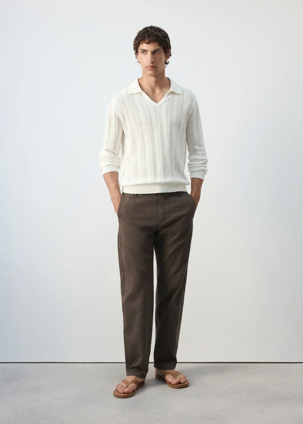 MANGO Quần Jeans Nam Sandy