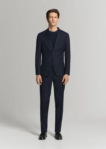 MANGO Áo Blazer Nam Milan