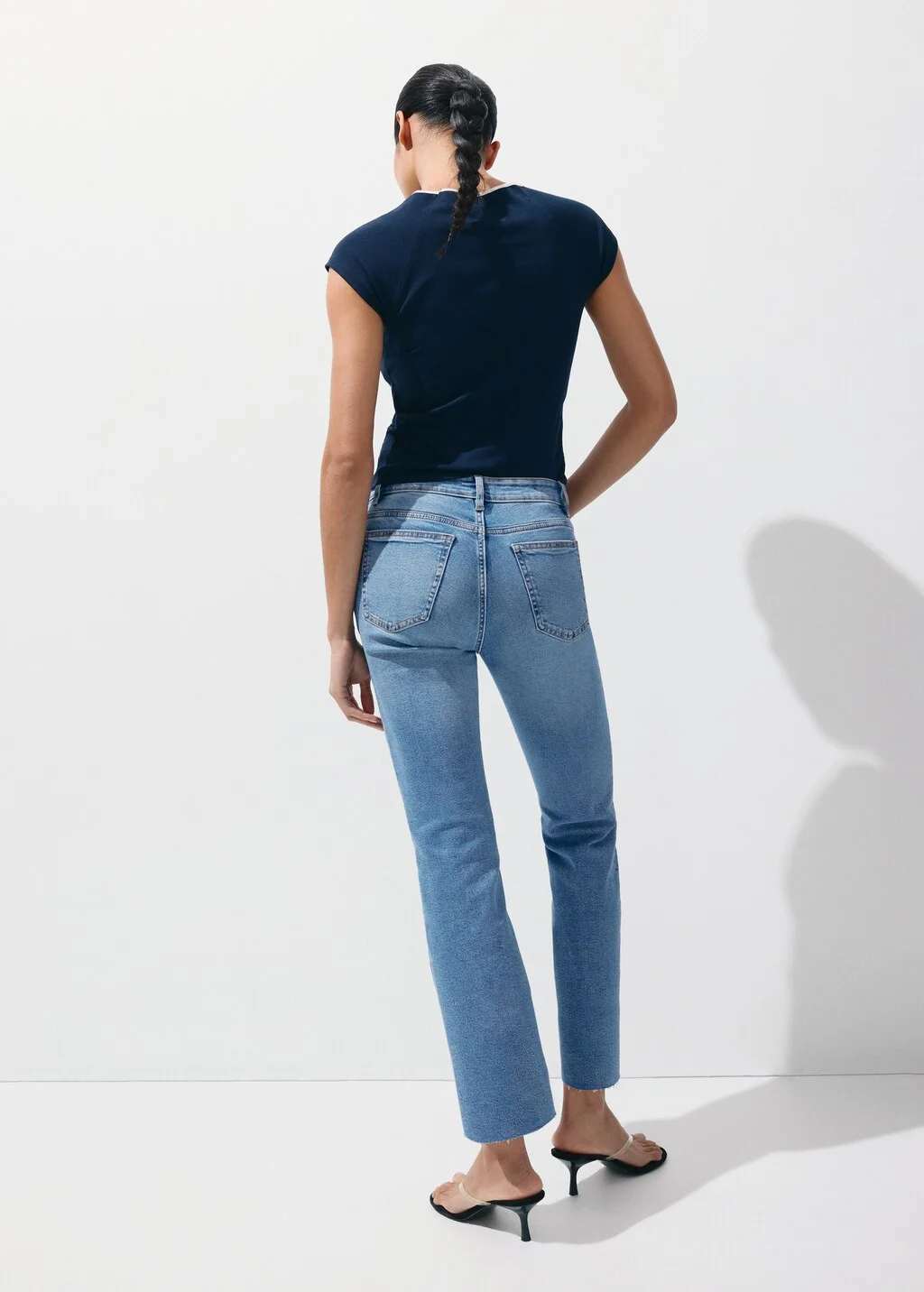 MANGO Quần Jeans Nữ Sienna