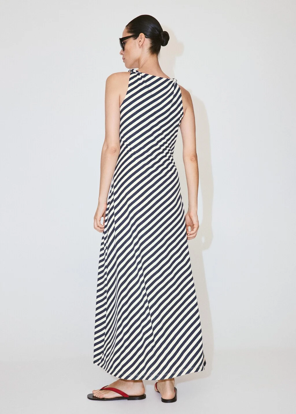 MANGO Đầm Nữ Striped