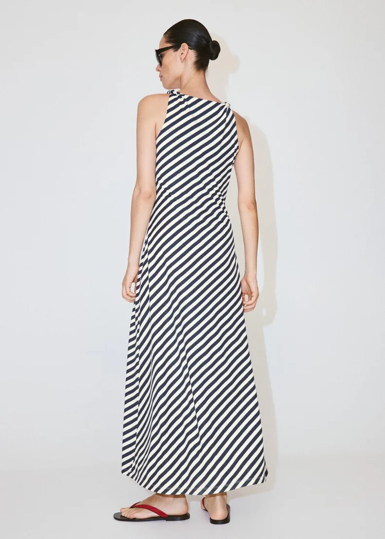MANGO Đầm Nữ Striped