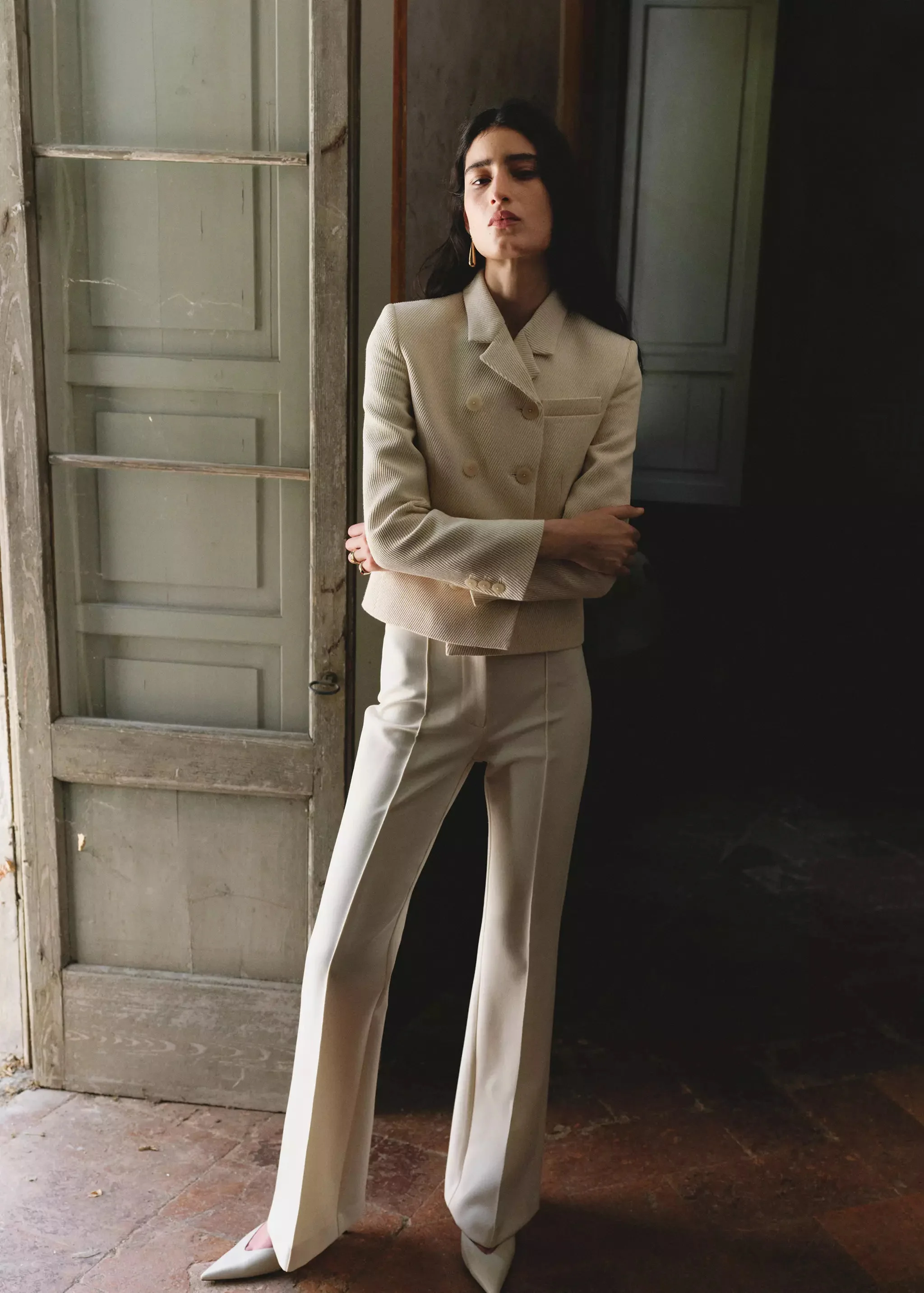 MANGO Áo Blazer Nữ Mia