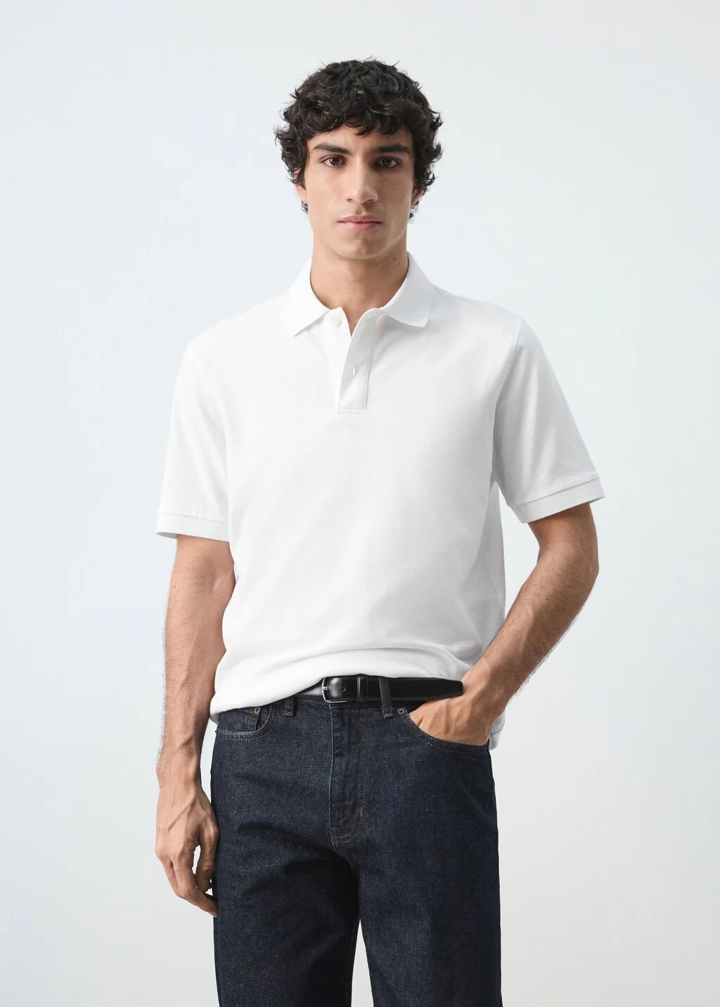 MANGO Áo Polo Nam Rea