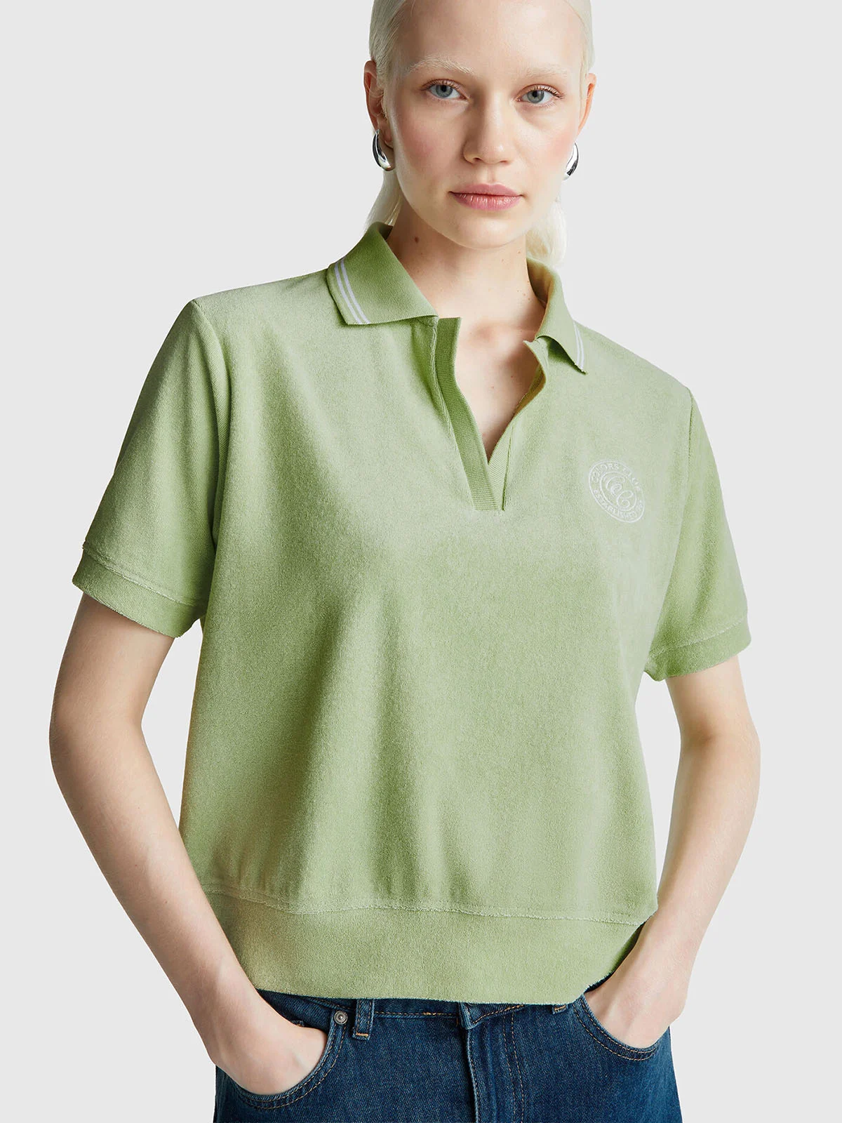 UNITED COLORS OF BENETTON Áo Thun Ngắn Tay Nữ Women Polo