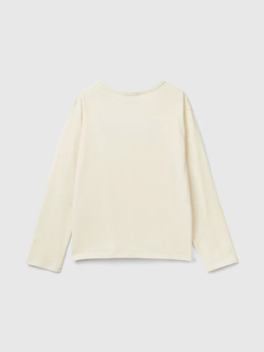 UNITED COLORS OF BENETTON Áo Thun Dài Tay Bé Gái Junior Girl T-Shirt