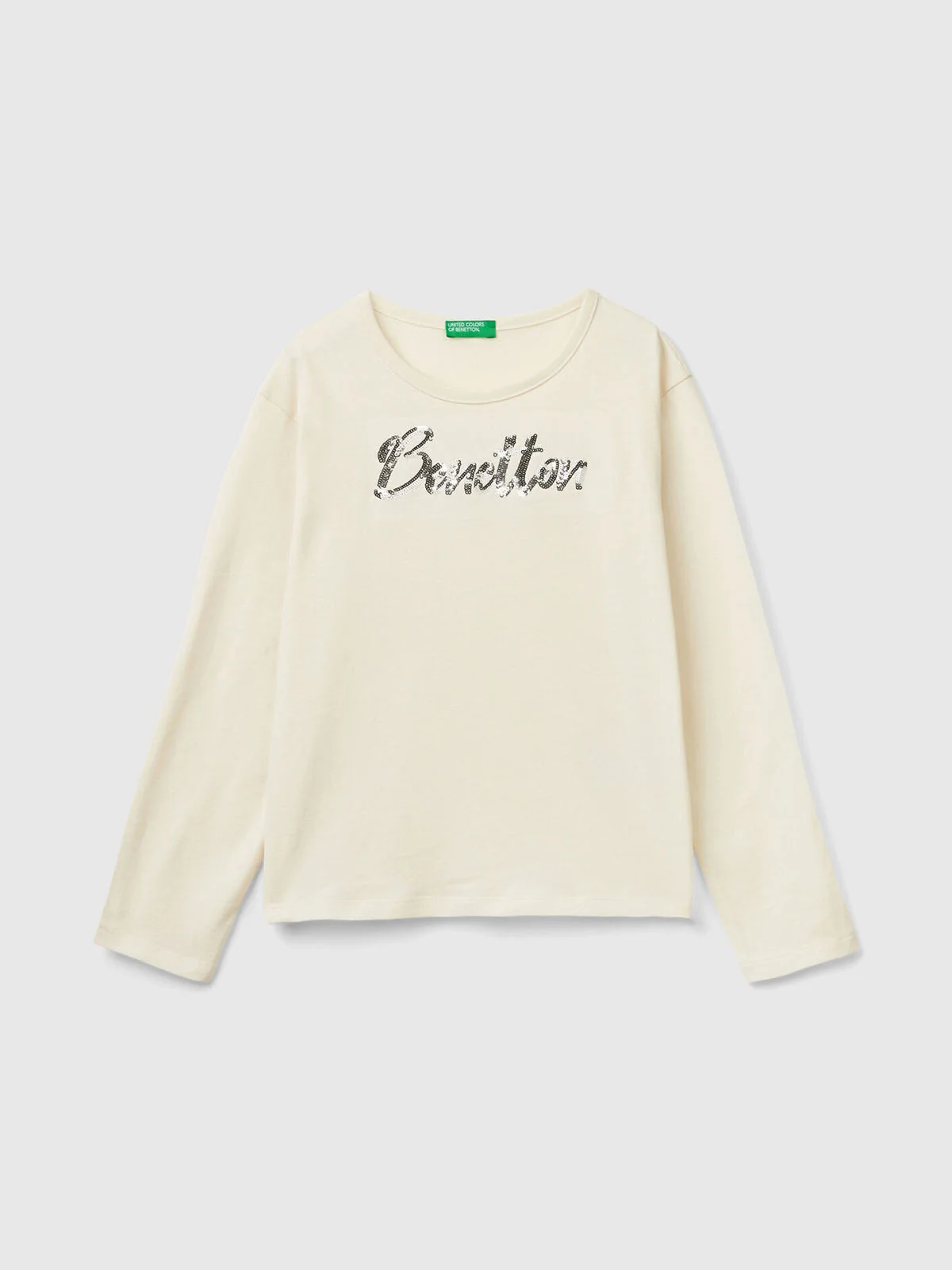 UNITED COLORS OF BENETTON Áo Thun Dài Tay Bé Gái Junior Girl T-Shirt
