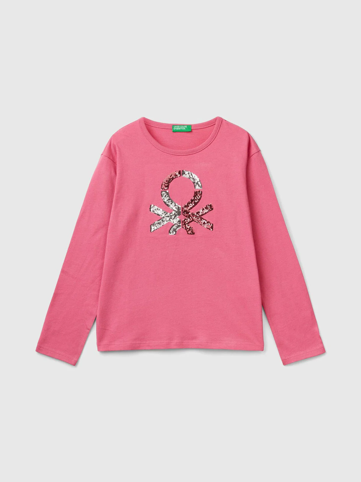 UNITED COLORS OF BENETTON Áo Thun Dài Tay Bé Gái Junior Girl T-Shirt