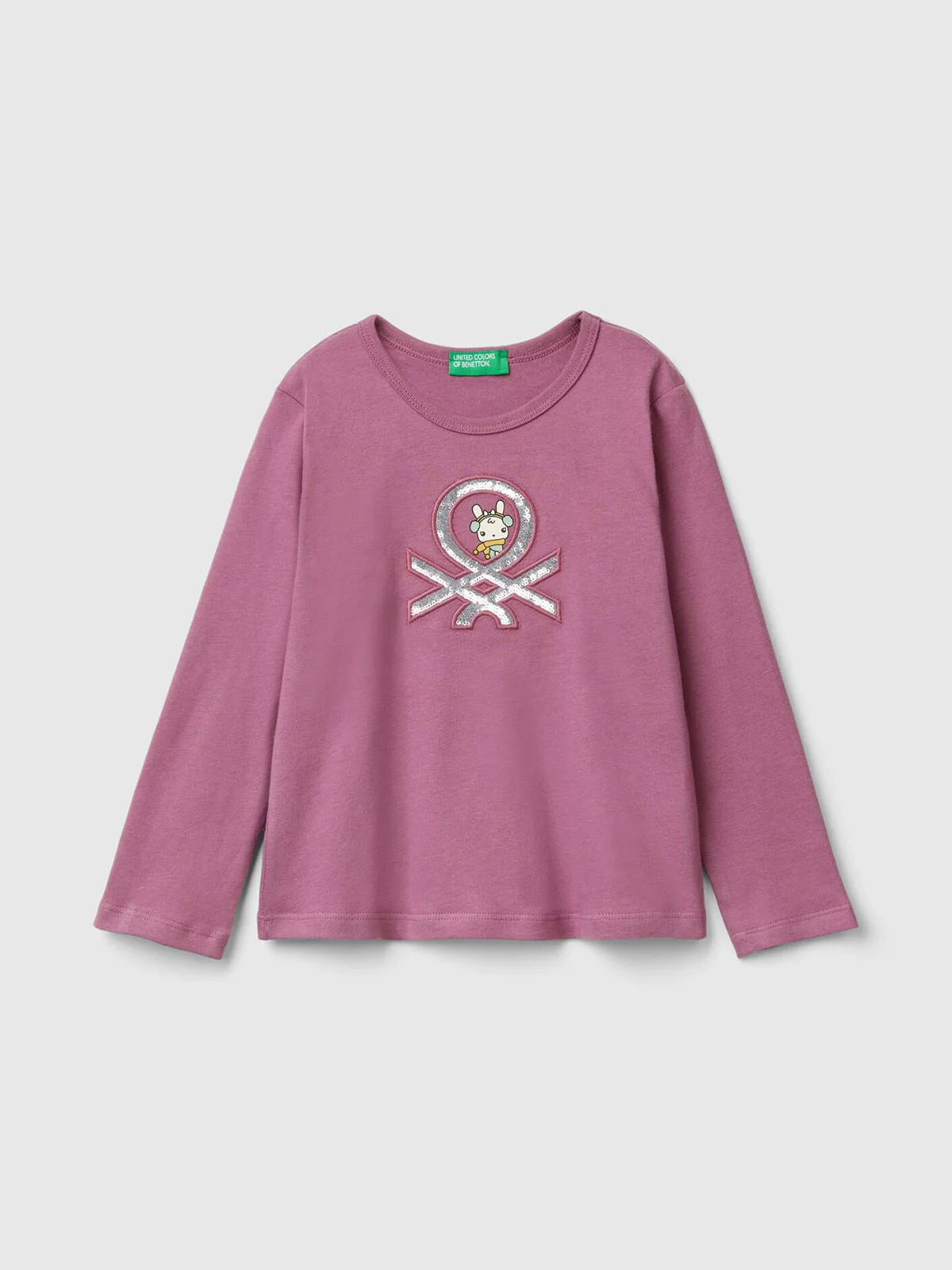 UNITED COLORS OF BENETTON Áo Thun Dài Tay Bé Gái Kid Girl T-Shirt
