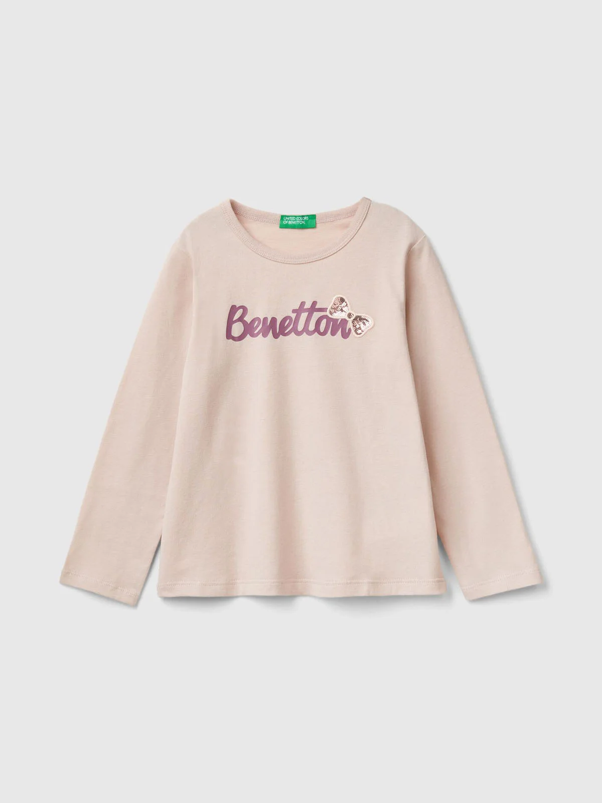 UNITED COLORS OF BENETTON Áo Thun Dài Tay Bé Gái Kid Girl T-Shirt