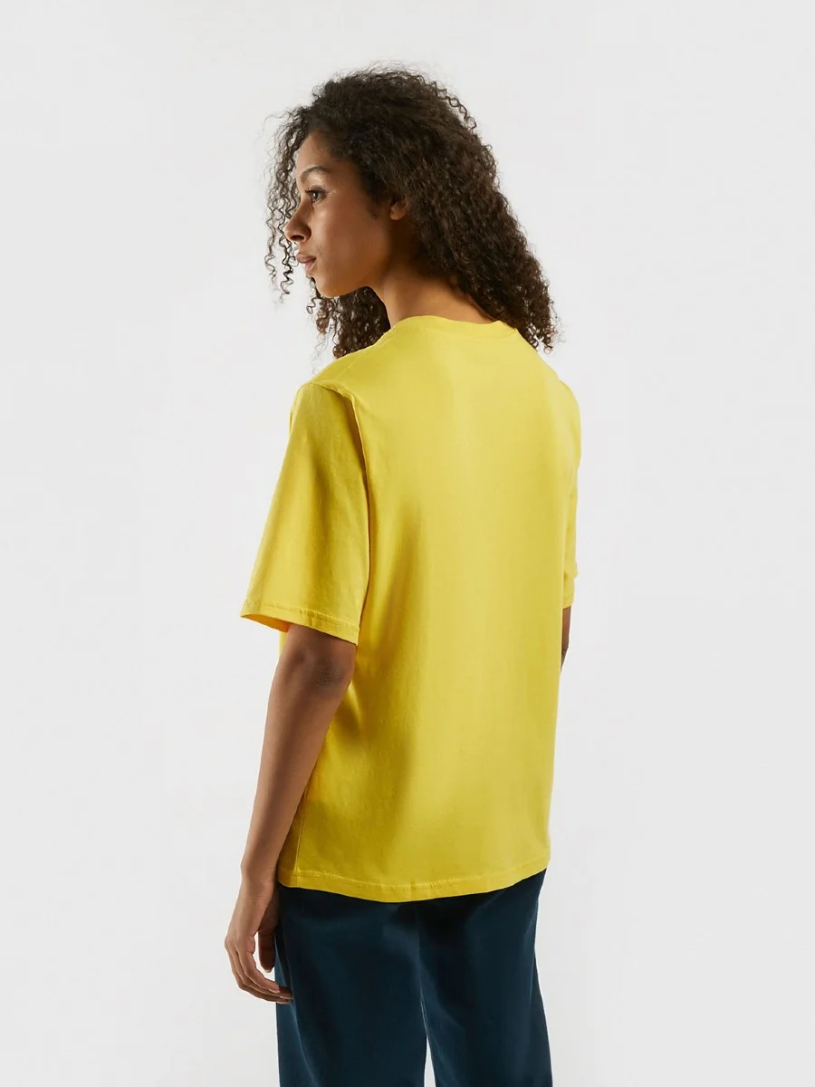 UNITED COLORS OF BENETTON Áo Thun Ngắn Tay Nữ T-Shirt With Logo Text