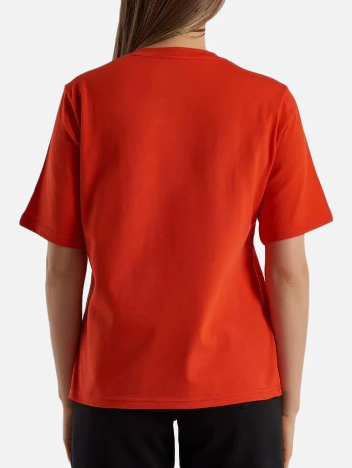 UNITED COLORS OF BENETTON Áo Thun Ngắn Tay Nữ T-Shirt With Logo Text