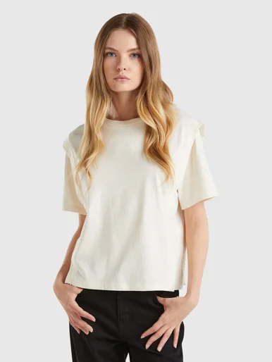 UNITED COLORS OF BENETTON Áo Thun Ngắn Tay Nữ Women T-Shirt