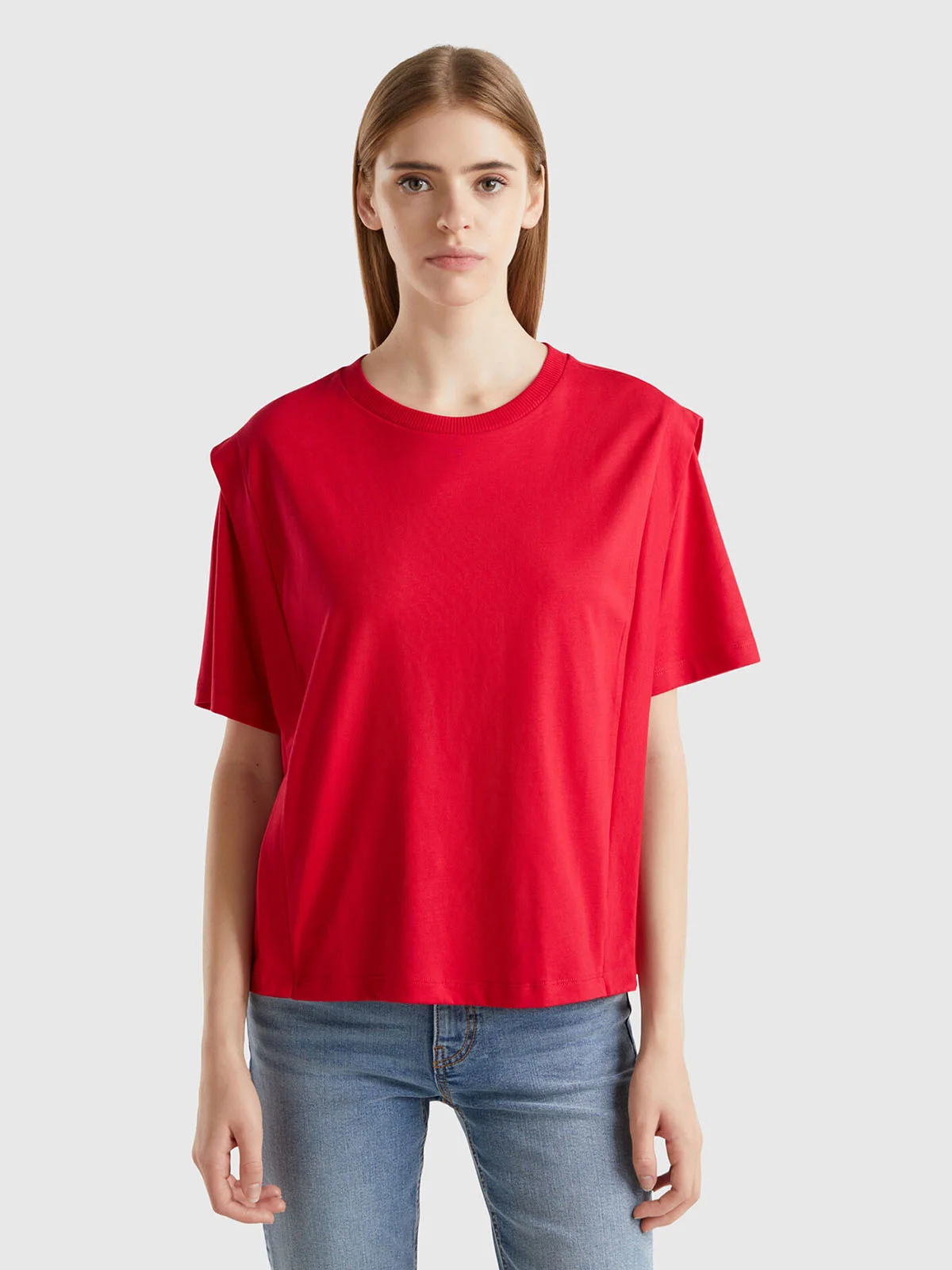 UNITED COLORS OF BENETTON Áo Thun Ngắn Tay Nữ Women T-Shirt