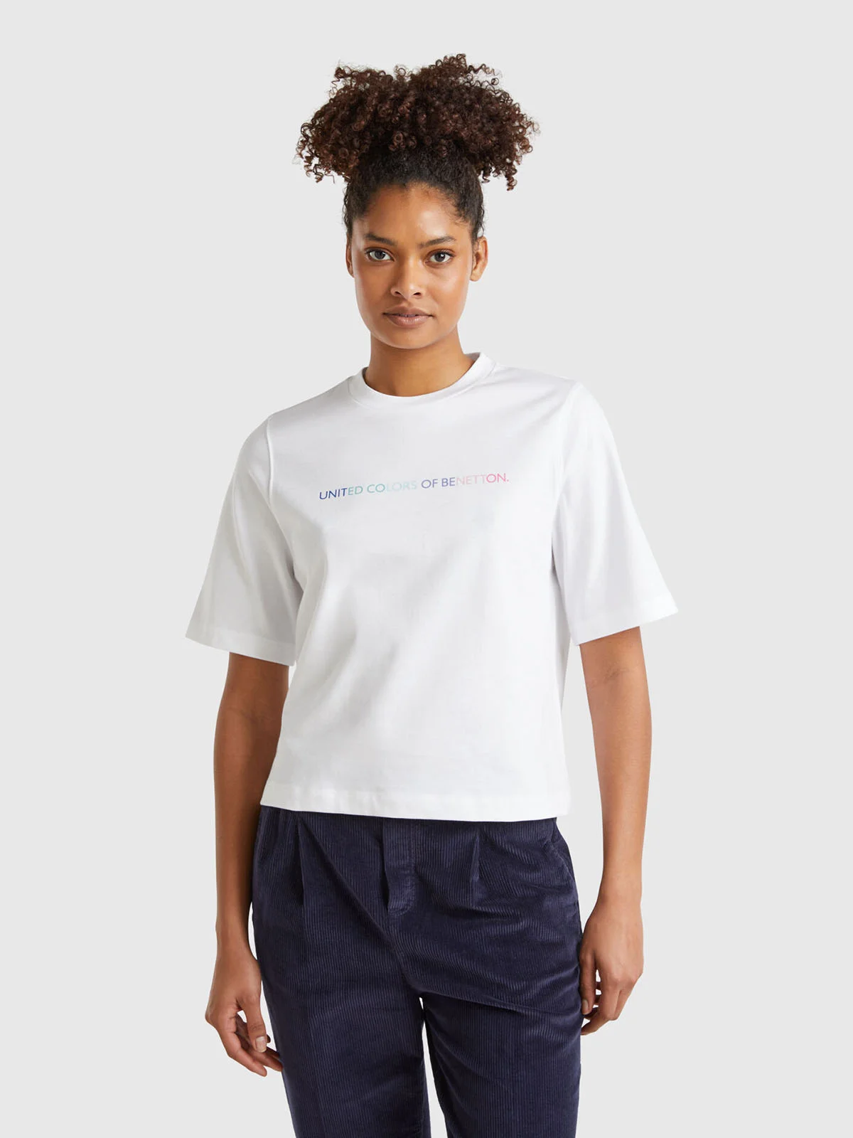 UNITED COLORS OF BENETTON Áo Thun Ngắn Tay Nữ Women T-Shirt