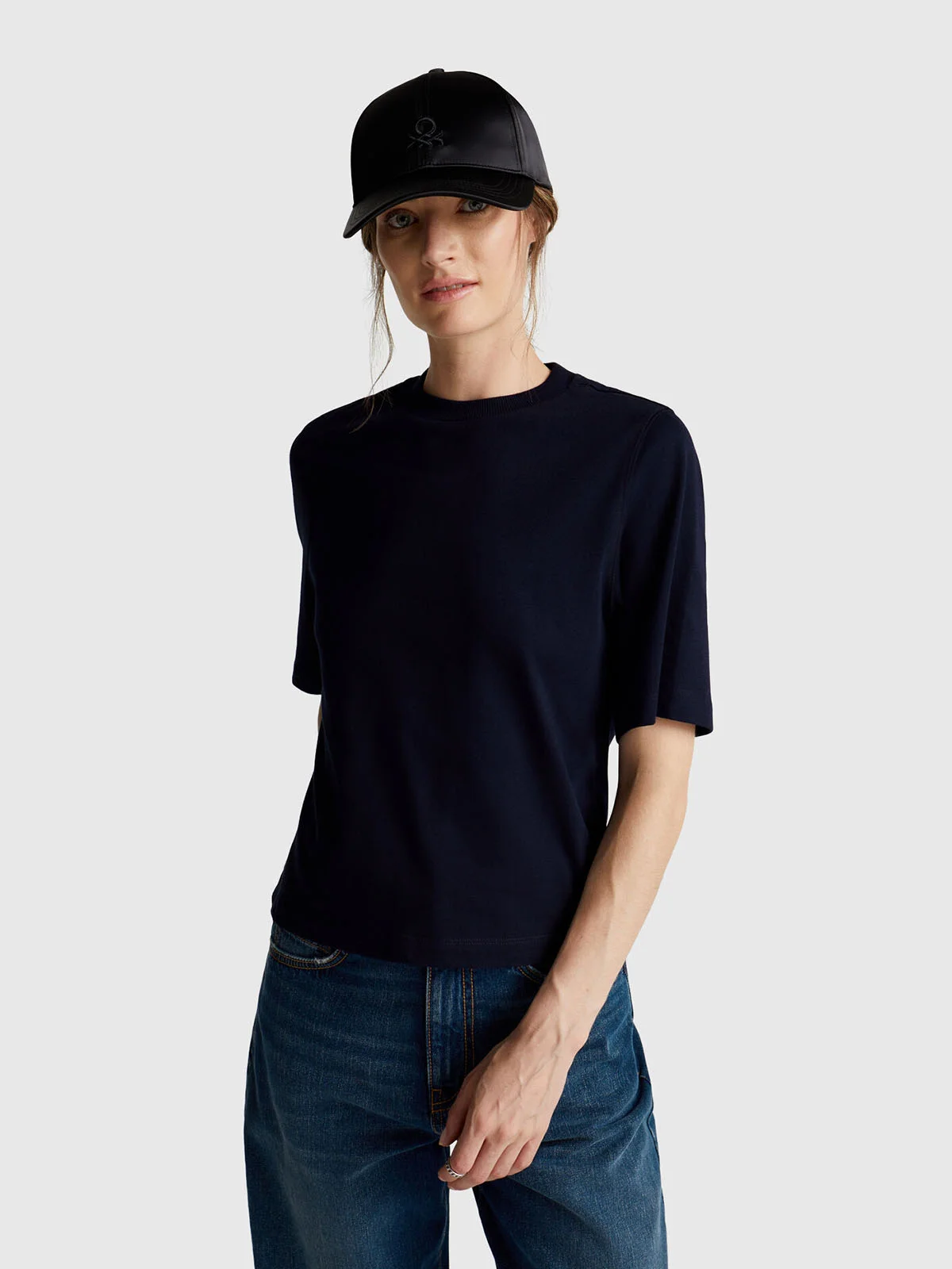 UNITED COLORS OF BENETTON Áo Thun Ngắn Tay Nữ Women T-Shirt