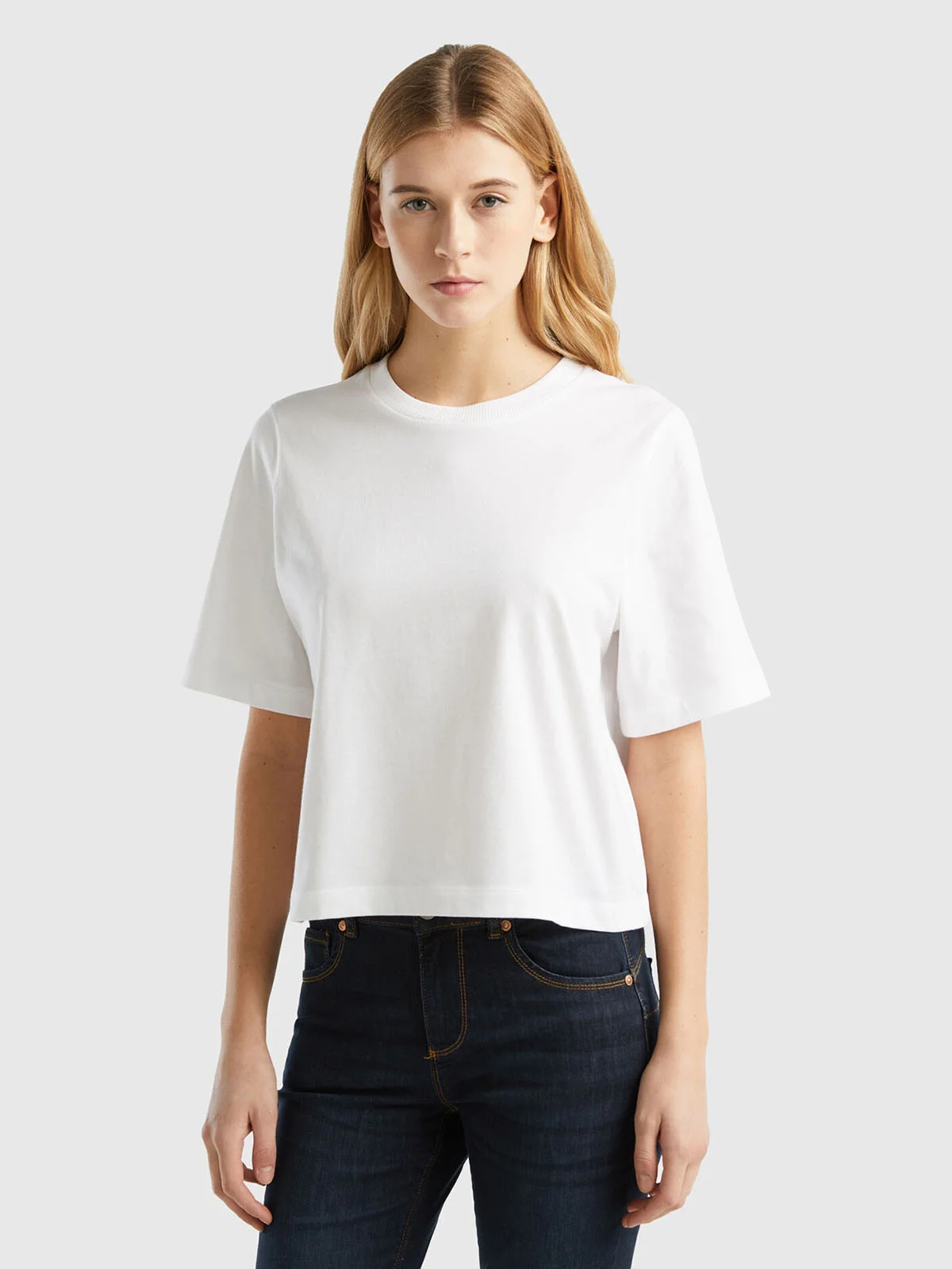 UNITED COLORS OF BENETTON Áo Thun Ngắn Tay Nữ Women T-Shirt