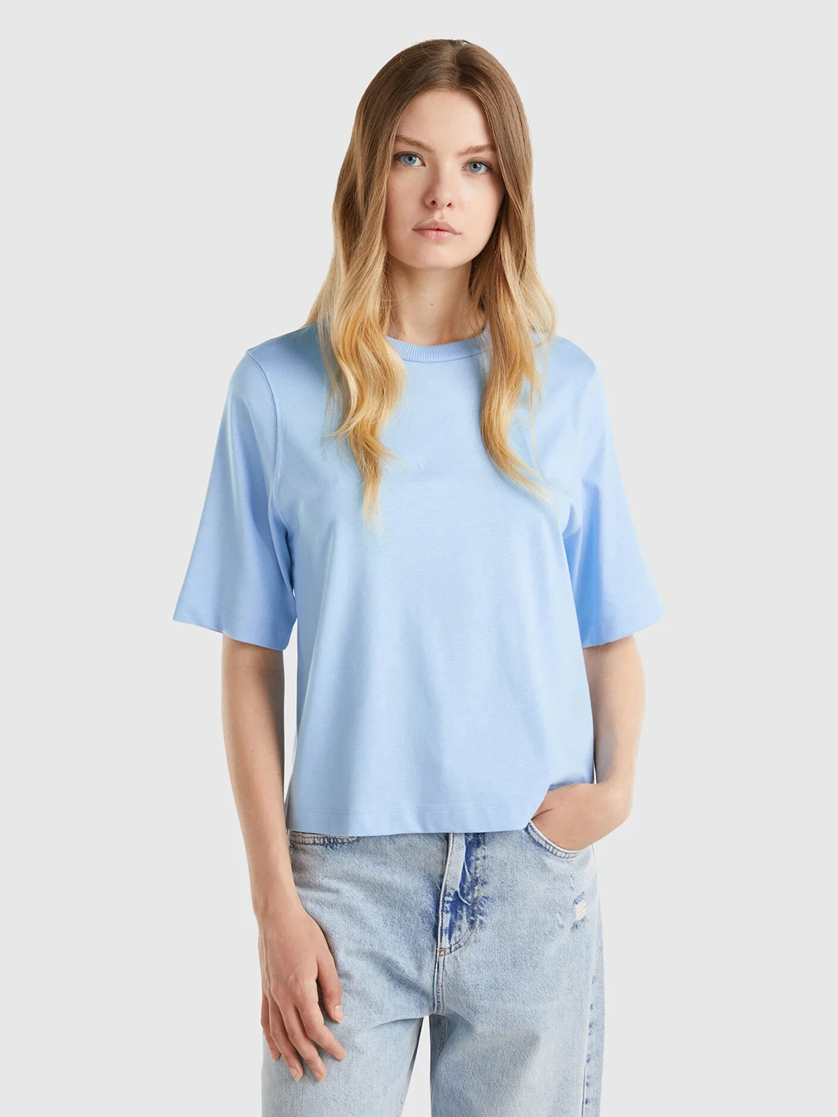 UNITED COLORS OF BENETTON Áo Thun Ngắn Tay Nữ Women T-Shirt